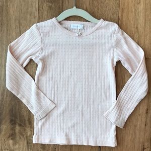 Jamie Kay Girl’s Henley knit top.